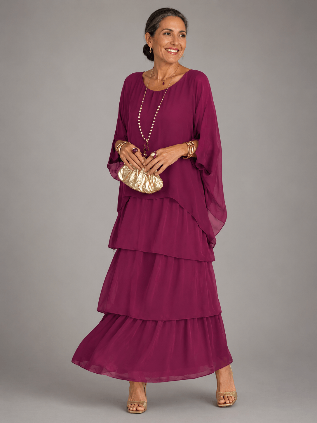 Linden Tiered Maxi Dress