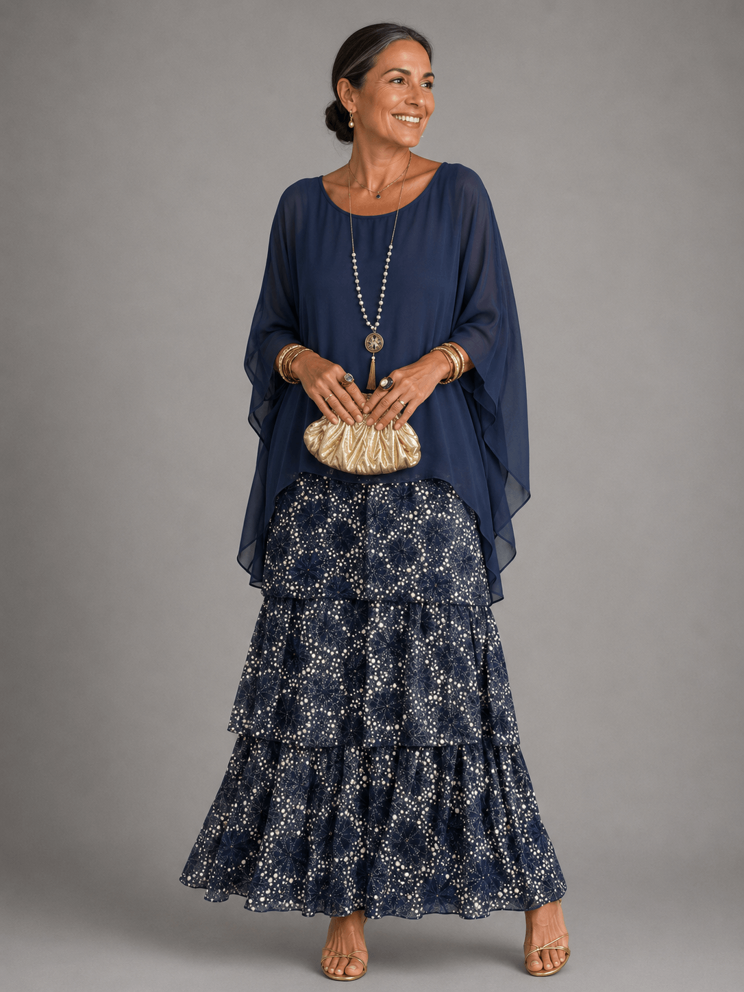 Linden Tiered Maxi Dress