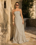 Inez Stripe Maxi Dress