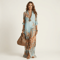 Maris Printed Maxi Shirt Dress